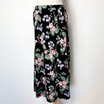 새상품 로라 애슐리 꽃무늬 롱 스커트 11호/L 허리밴딩 코튼