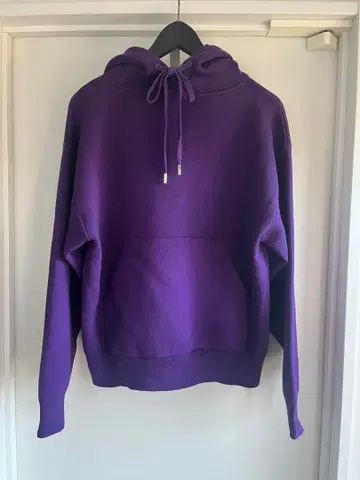 CABaN 캐밴 코튼 캐시미어 후드티 size S 퍼플