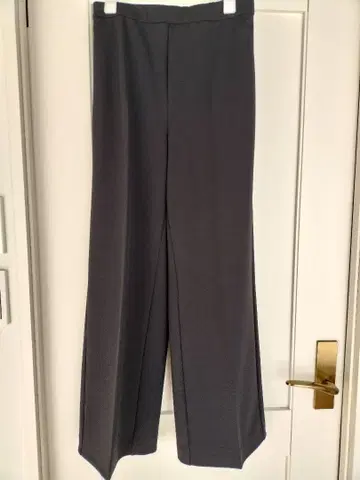 m,i,d, 에무아이디 블랙 와이드 팬츠 허리밴딩