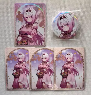 시이나 유이카 ART OF NIJISANJI 캔뱃지 콜렉션 카드