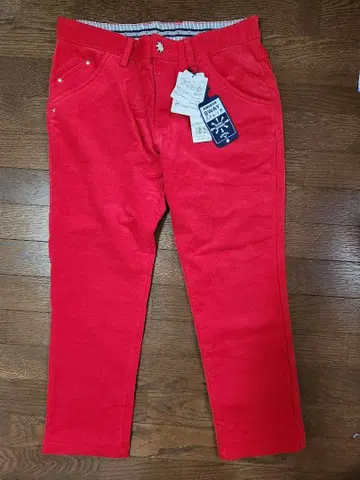 Callaway 빨간색 슬림핏 팬츠 택 포함 새상품