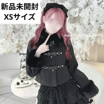 허니뮤우 벨트 리본 숏코트 SFP0372MC 블랙