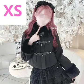 허니뮤우 벨트 리본 숏코트 SFP0372MC 블랙