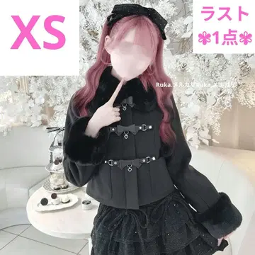 허니뮤우 벨트 리본 숏코트 SFP0372MC 블랙