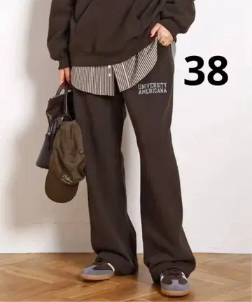 AP STUDIO/아메리카나 스웨트 팬츠 SWEAT PANTS 38