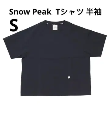Snow Peak 티셔츠 반팔 쇼트 슬리브 티셔츠 여성용