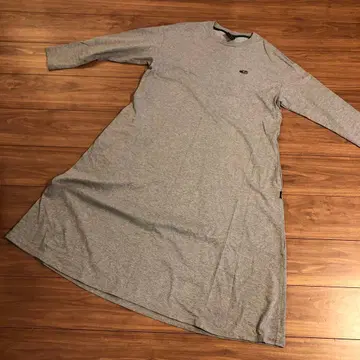 새상품급 new balance 그레이 긴팔 롱 원피스 L