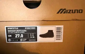 미즈노 웨이브 무진 TL 미드 GTX 27.0cm