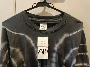 새상품 ZARA 남성용 티셔츠 긴팔