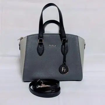 FURLA 미네르바 새첼 핸드백 숄더 그레이 입학 졸업