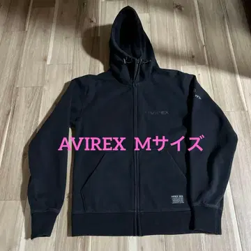 아비렉스 속기모 지퍼 후드티 AVIREX M 사이즈