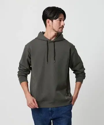 [ 새상품급 ] UA 더블 니트 후드티 M 다크 그레이