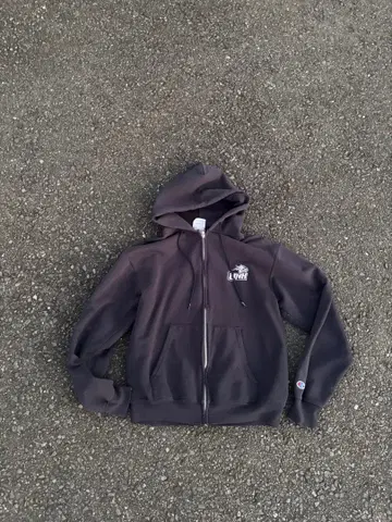 Champion 챔피온 지퍼 후드티 S 짧은 기장