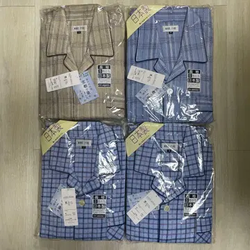 파자마 상하의 4세트 가을/겨울 남성용 신사 남성 S사이즈 긴팔 롱 바지