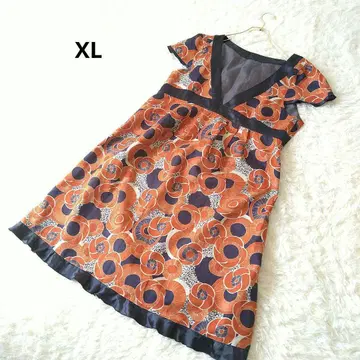 gree*ninouti 이스트 보이 무릎 기장 원피스 프렌치 슬리브 XL