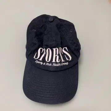 sporty & rich 네이비 야구 모자