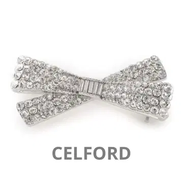 셀포드 리본 브로치