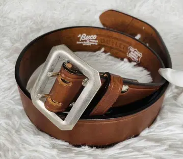 Buco 브라운 가죽 벨트 개리슨 벨트 28인치