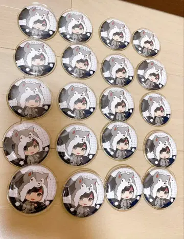 쿠도마루 타카다무라 빌런즈 캔뱃지 20개