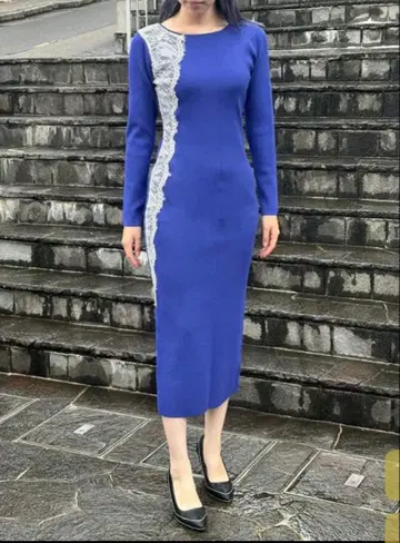 [택 포함 새상품] 정가 2만 레이스 니트 원피스 JENNE