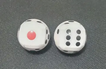 모노폴리 메달 주사위 2개 세트