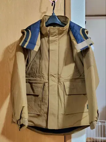 가격 인하 DOUBLE NAME 마운틴 파카 카키 방한 자켓 충전솜