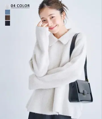 새상품 베이스먼트 페더얀 플럼 니트