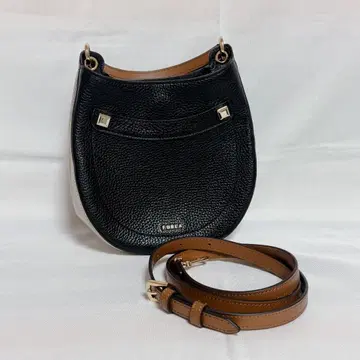 미사용품급 FURLA 아프로디테 숄더백 핸드 블랙 여행