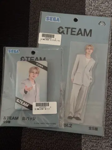 &TEAM YUMA 아크릴 스탠드 배지 세트