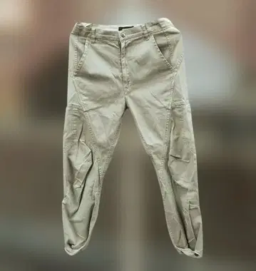 주카 zucca 절개 변형 팬츠 M 베이지 치노