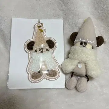 릴린린 봉제 인형 참 키체인 화이트 3