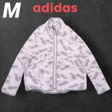 M 아디다스 골프 플리스 자켓 여성용 화이트 따뜻한