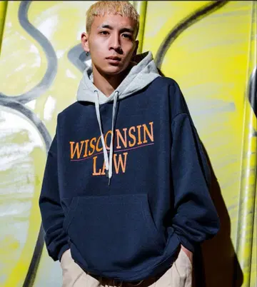 위스콘신 법학부 프린트 후드티 XL