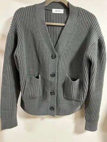 Mile Owen 리브 가디건 그레이 FREE