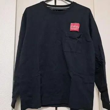 Manhattan Portage 블랙 긴팔 T셔츠 스몰