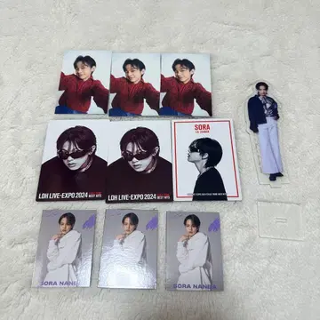 LIL LEAGUE 난바 소라 굿즈 모음 아크릴 스탠드 포토 카드