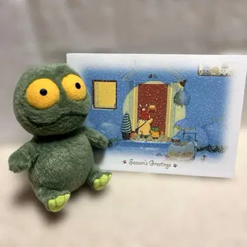 [밤과 케로] 케로 봉제 인형, 팝업 카드 세트