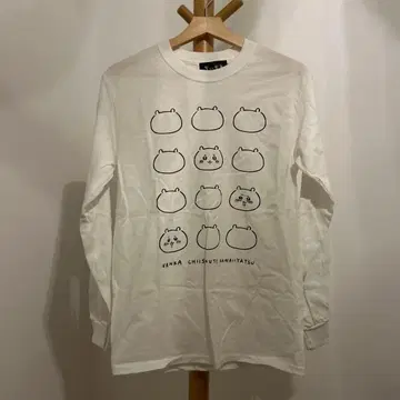 치이카와 페이스T셔츠 화이트 S사이즈