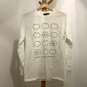 치이카와 페이스T셔츠 화이트 S사이즈