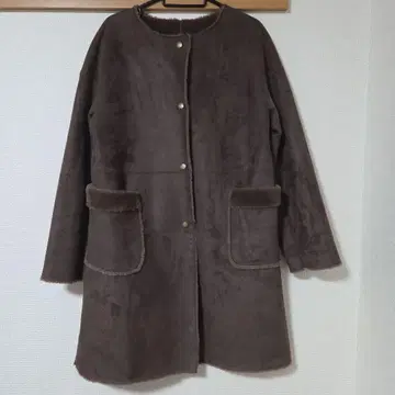 JUNKO SHIMADA/스웨이드 느낌 코트/13호