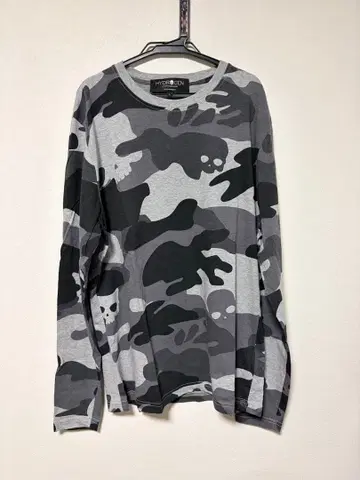 HYDROGEN 카모플라쥬 패턴 긴팔 티셔츠 L