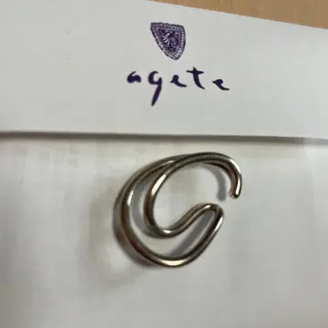 agete 실버 이어커프 프리 사이즈