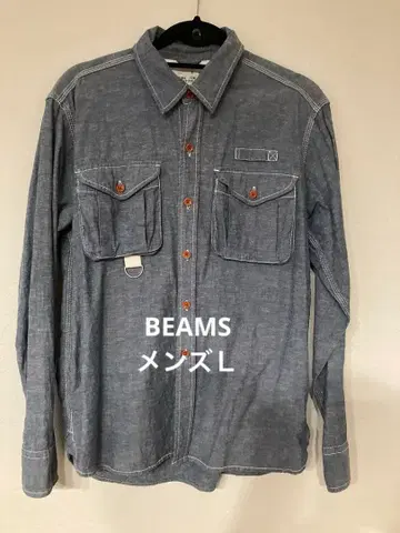 BEAMS 샴브레이 셔츠