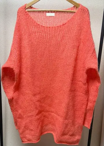 ungrid 오렌지 오버 사이즈 니트