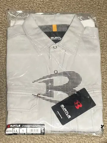 [ 미사용 ] 바틀 긴팔 작업옷 LL 실버 8035