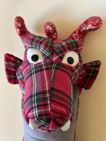 [ 댄스 위드 드래곤 ] 골프헤드커버 드라이버용 드래곤 체크 무늬