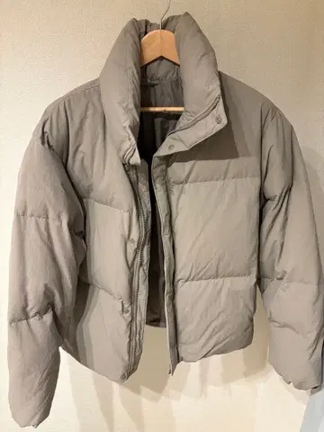 미사용 새상품 유니클로 유 오버 사이즈 다운 자켓 L 울트라 웜