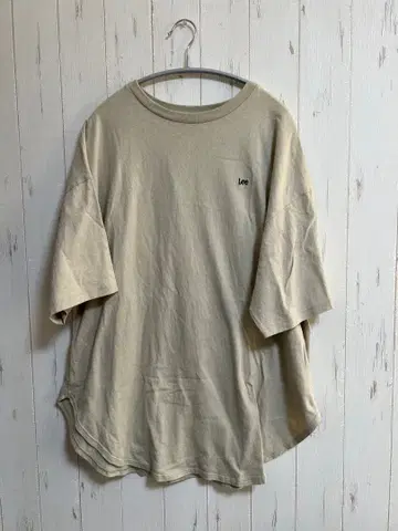 Lee 베이지 T셔츠 F 사이즈 남녀 공용