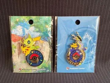 포켓몬 센터 메가 도쿄 핀 배지 로고 핀즈 피카츄 세레비 2점