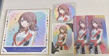 프로세카 5주년 감사제 모치즈키 호나미 캔뱃지 카드 클리어 책갈피 색지